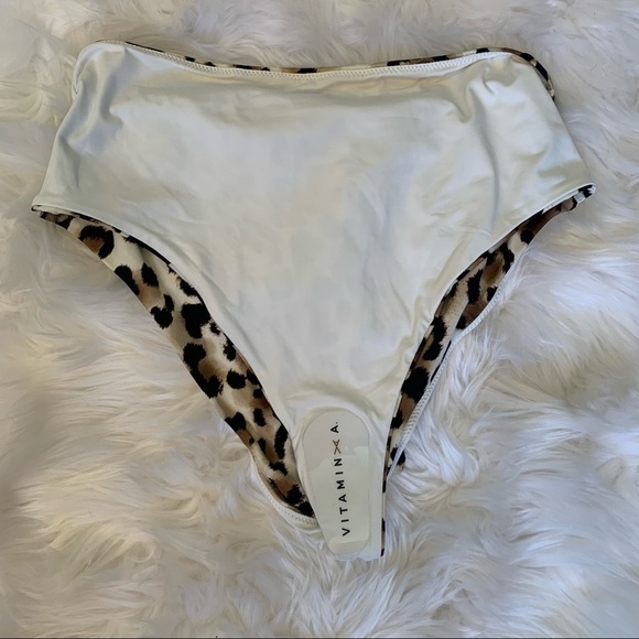 Vitamin A animal print high waisted bikini bottoms - Picture 5 of 9